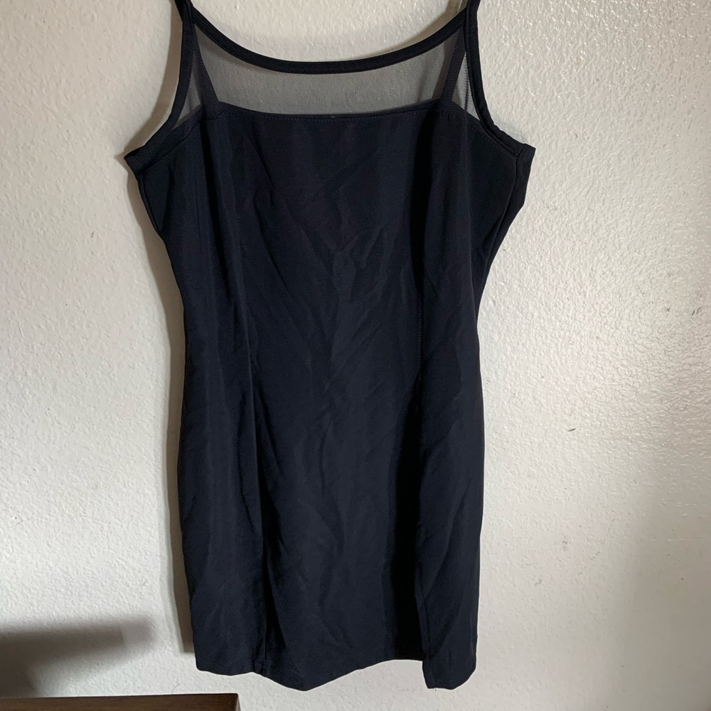 Black mini dress